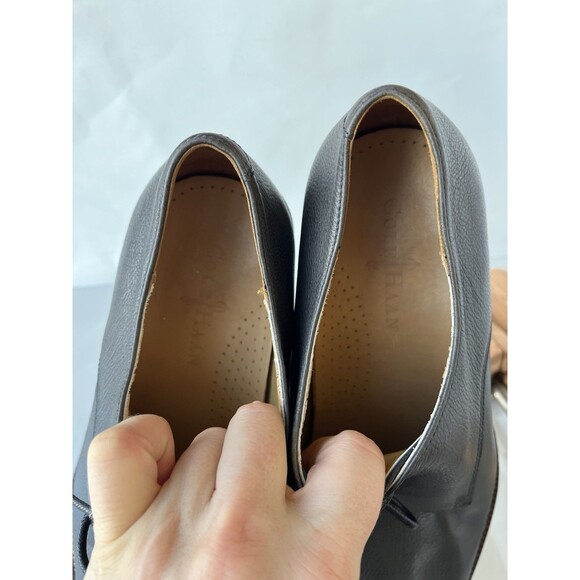 Cole Haan Men Oxfords Derby Lace Up Dress Shoes Indigo Leather Men Sz 10.5 M main image 14